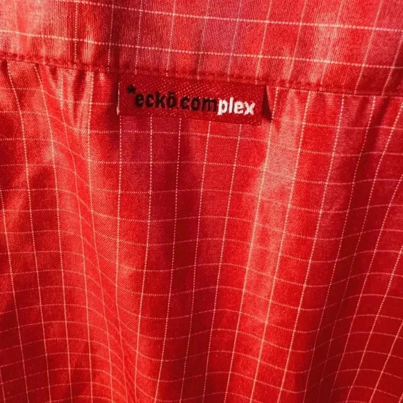 Ecko Unltd. Red Grid Pattern Men's Button Up Streetwear Size XL - Picture 9 of 9